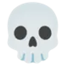 Skull Collapse emoji
