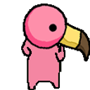 Flamingo Pls emoji