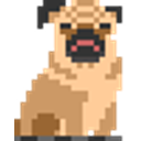 Pugspin emoji