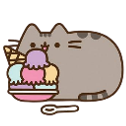 Pusheenicecream emoji