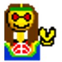 Hippy Peace emoji