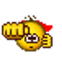 Superman Flying emoji