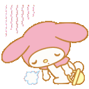 Melody Tired emoji