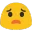 Blob Worried emoji