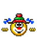 Clown Confetti emoji