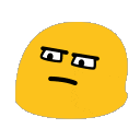 Blobbutfast emoji