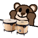 Otter Bongo emoji