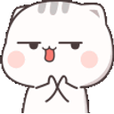 Cat Sly Tongue Out emoji