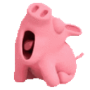 Yawning Pig emoji