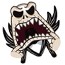 Jack Skellington Scare emoji