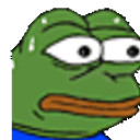 Scared Pepe emoji