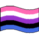 Prideflag Genderfluid Animated emoji