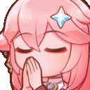 Praying GIF emoji