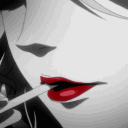 Red Lips Smoking emoji