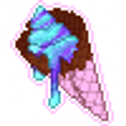 Ice Cream Waffle Cone emoji
