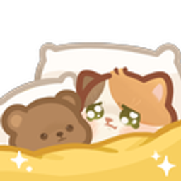 Cat Bear Bed Comfy emoji