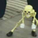 Skelly Booty Shake emoji