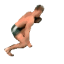Man Sneak Squat emoji