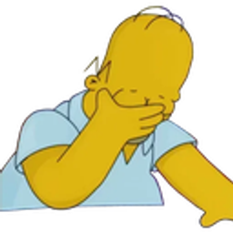 Simpsonpalm emoji