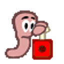 Worm Explode emoji