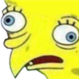 Spongebob Confused Eye emoji