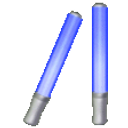 Glowsticks Blue emoji
