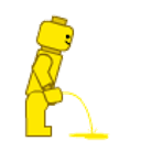 Lego Pee emoji