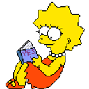 Reading Lisa Simpson emoji
