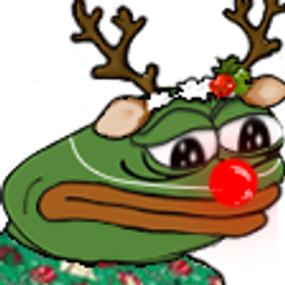 Pepe Reindeer Sad emoji