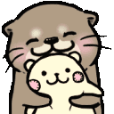 Otterhug emoji