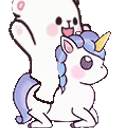 White Bear Unicorn emoji