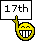 Smiley Hand 17th Point emoji
