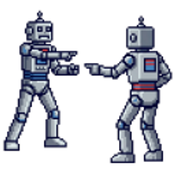 Robots Pointing emoji