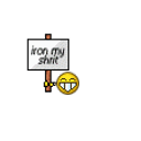 Iron My Shirt emoji