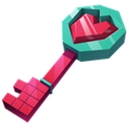 Key Valentine emoji