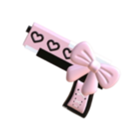 Pinkbow Gun E emoji