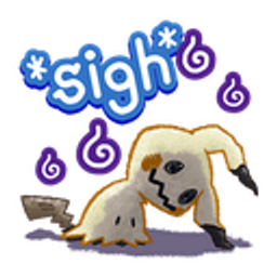 Mimikyu Sigh emoji