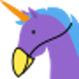 Birb Unicorn Face emoji