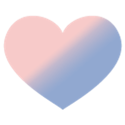 Heart Pantone 2016 Serenity Rosequartz emoji