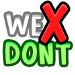 We Dont emoji