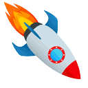 Rocketsinking emoji