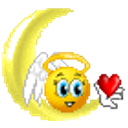 Angel Moon emoji