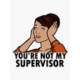 Not My Supervisor emoji