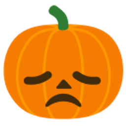 Sadpumpkin emoji