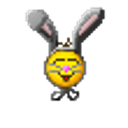 Easter Bunny Laugh emoji