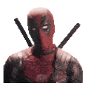 Deadpool Heart Love emoji