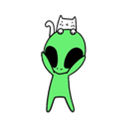 Alienwithcat emoji