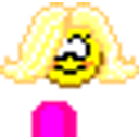 Blond Mirror emoji