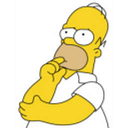 Homer Thinking emoji