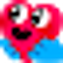 Face Red Heart Shape emoji